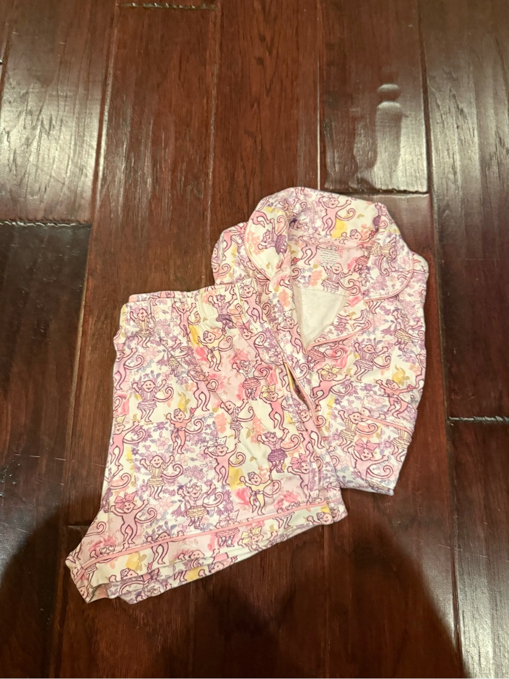 Roller Rabbit lilac Loveshackfancy pajamas xxs